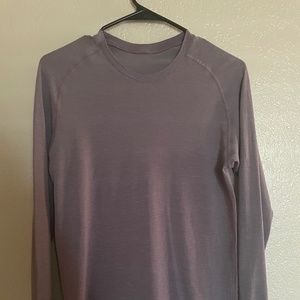 Purple lululemon long sleeve Swiftly relaxed fit top